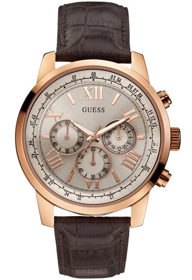 Guess hotsell watch leather